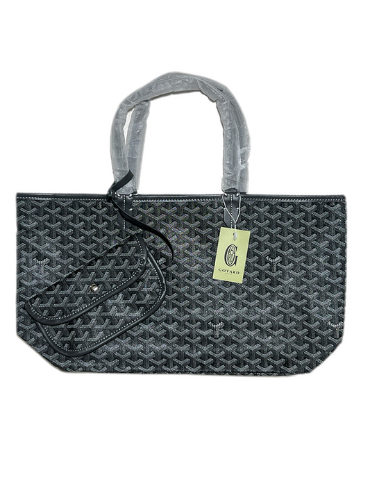Goyard Tote Bag – Grey (Large With Pouch)
