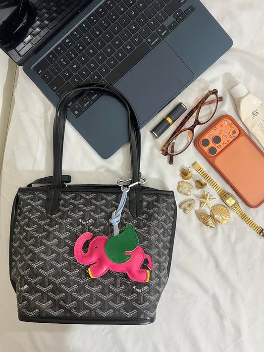 Goyard Tote Bag - Black (Medium with Pouch)