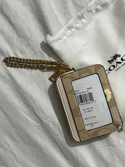 Coach Signature Canvas with White Trim