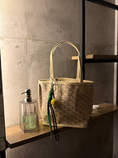 Goyard Tote Bag - Cream (Medium with Pouch)