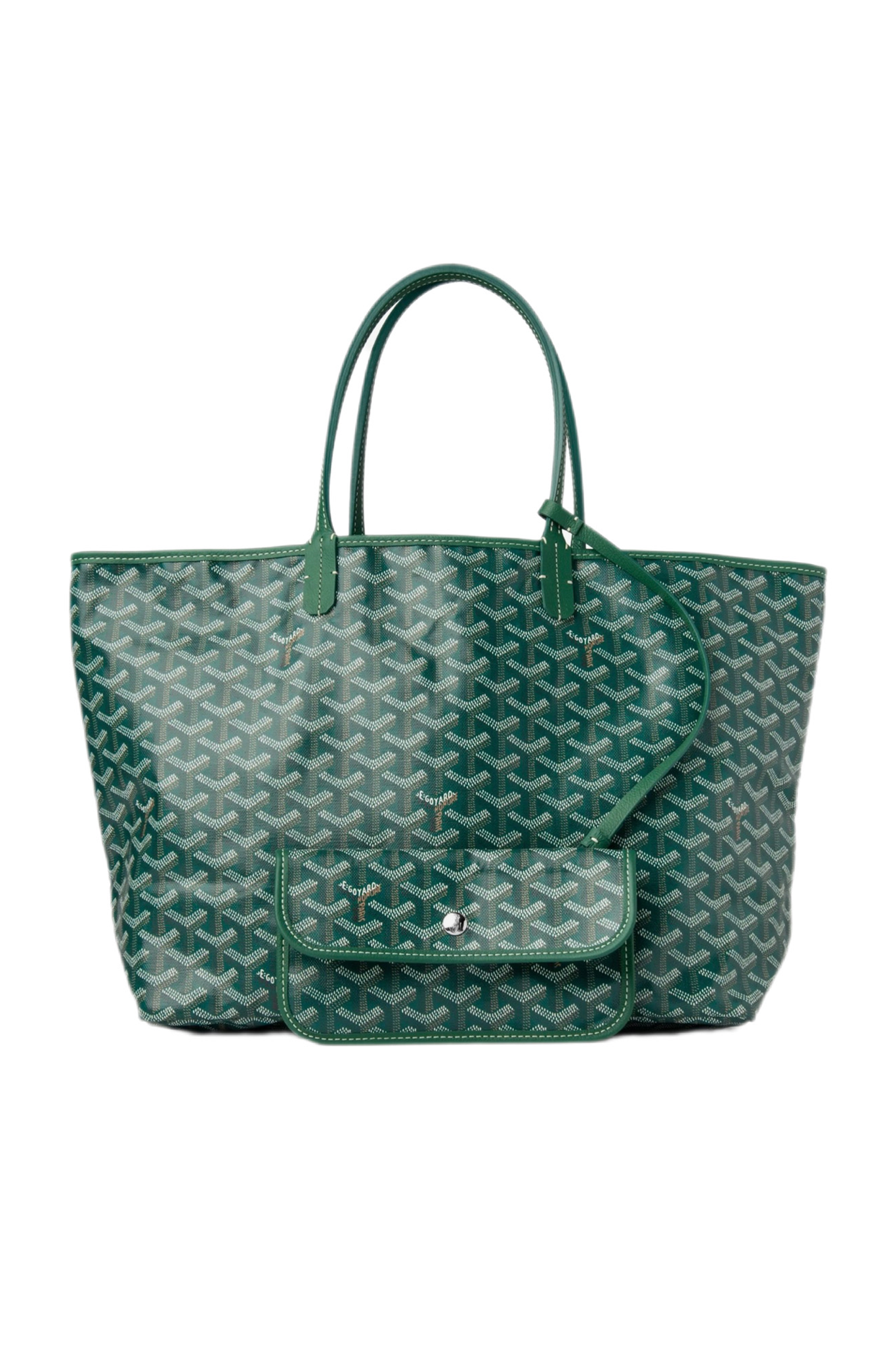 Goyard Tote Bag – Green (Large With Pouch)