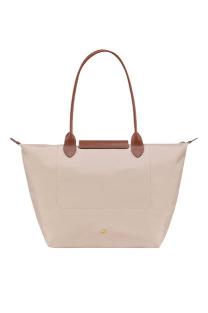 Longchamp Tote LARGE - Paper White (WITH BRAND LOGO)