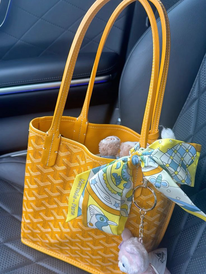 Goyard Tote Bag - Yellow (Medium with Pouch)
