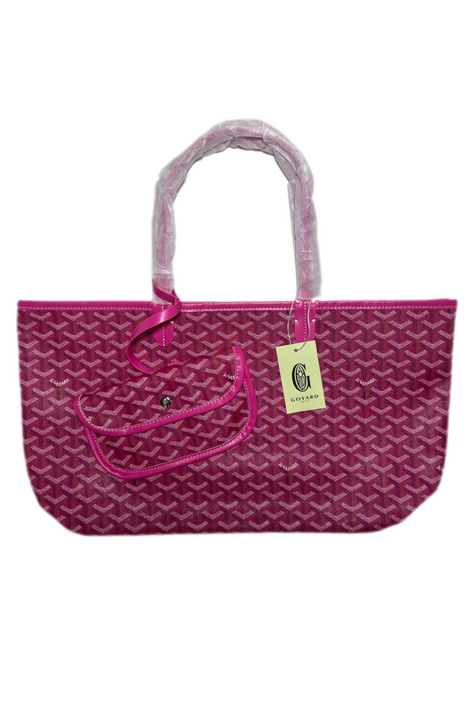 Goyard Tote Bag – Pink (Large With Pouch)